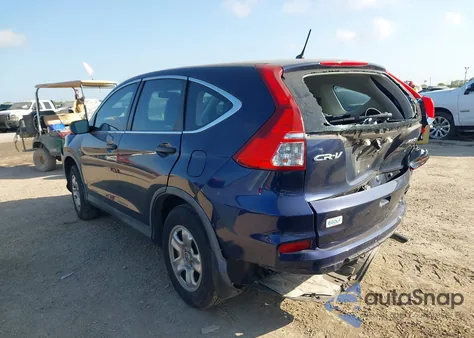 2015 Honda Cr-V Lx from USA, damaged, VIN 5J6RM4H32FL099875